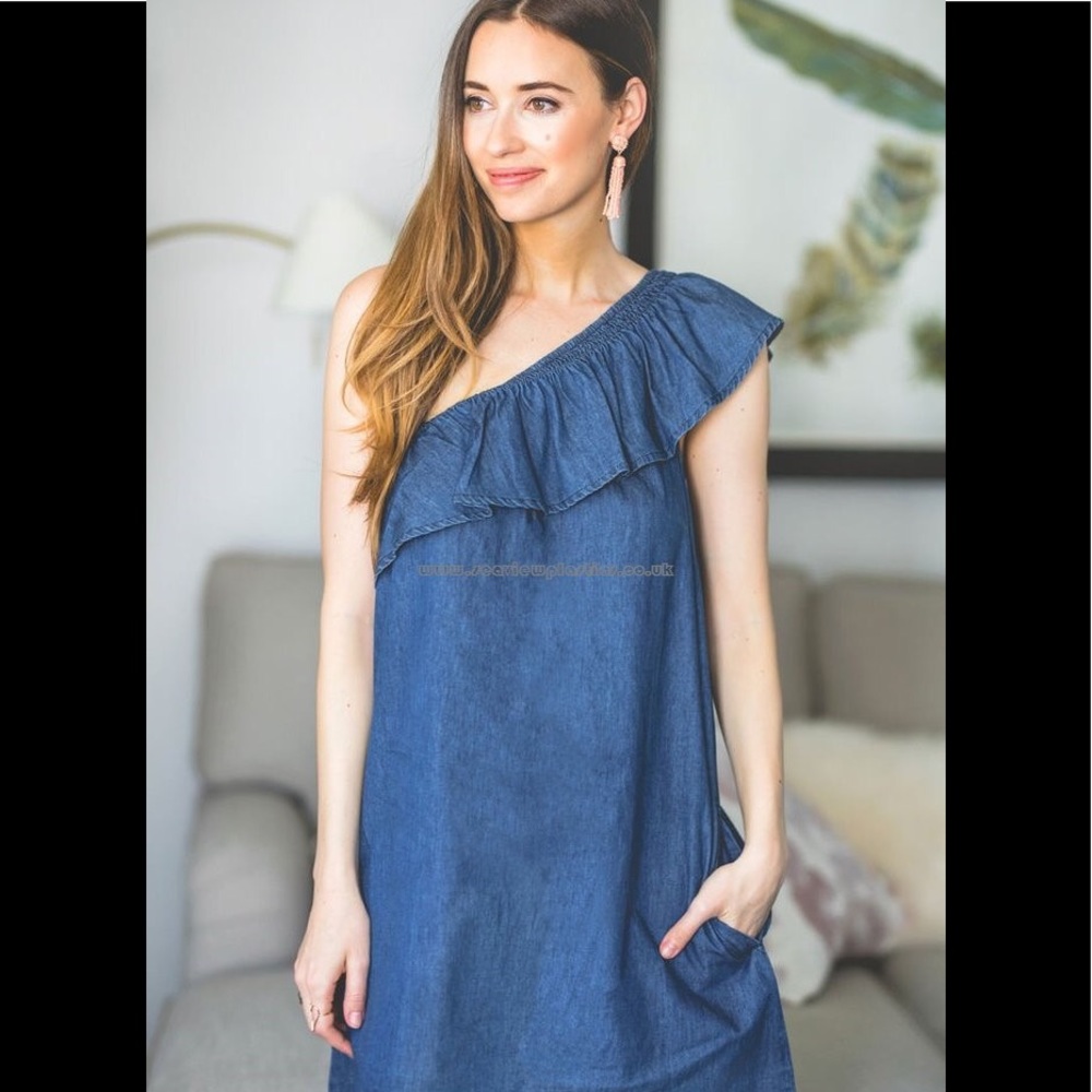 Dreamers Denim Mini Dress Sz S (N13)